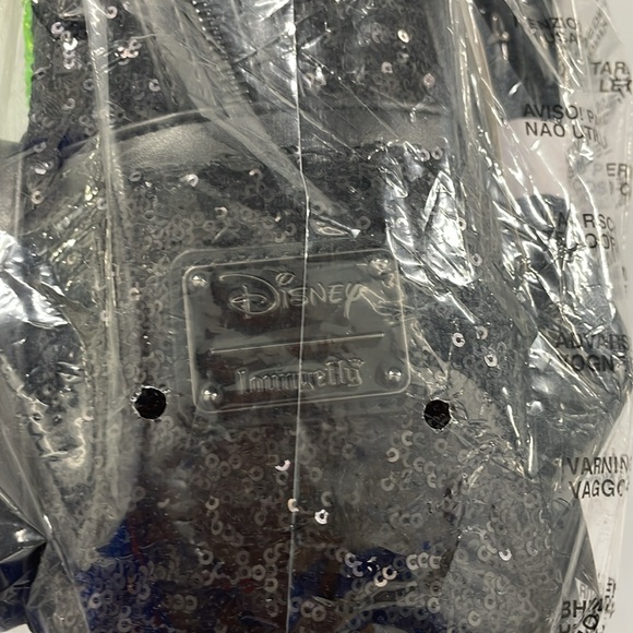 Loungefly Sequin Maleficent Backpack - Picture 4 of 5